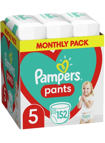Pampers Pants No 5 (12-17kg) Monthly Pack 152τμχ